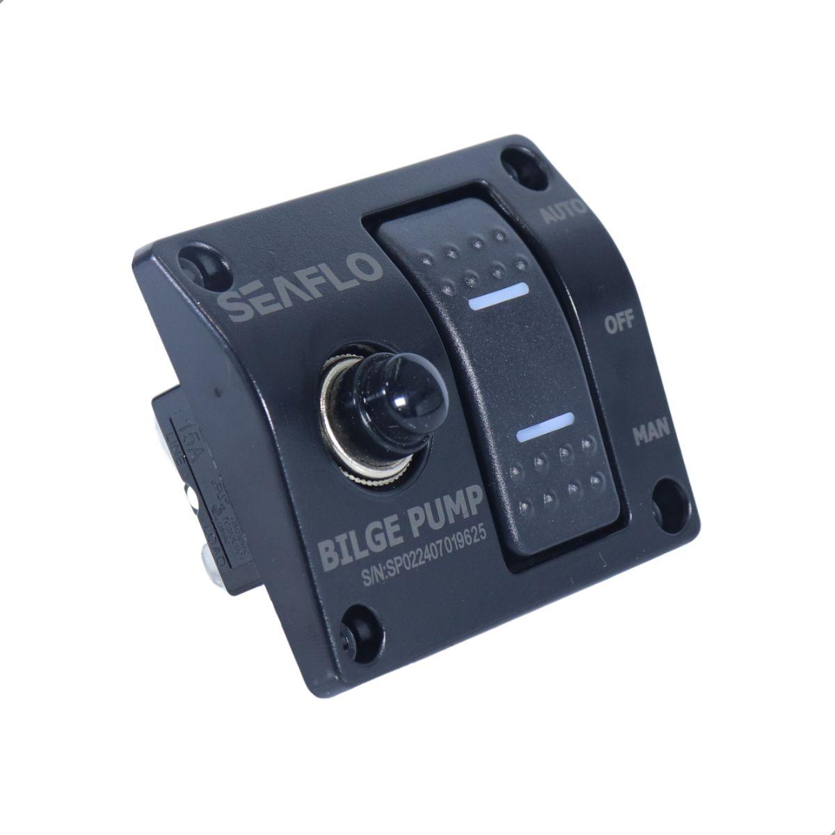 Painel De Controle Bomba De Porao Seaflo 60701