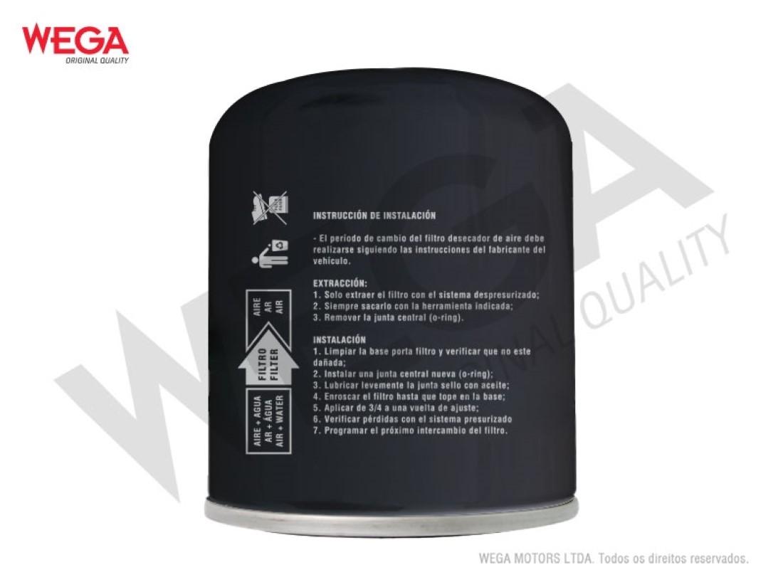 Filtro Desumidificador Axor Atego Actros Accelo Wega Daf100