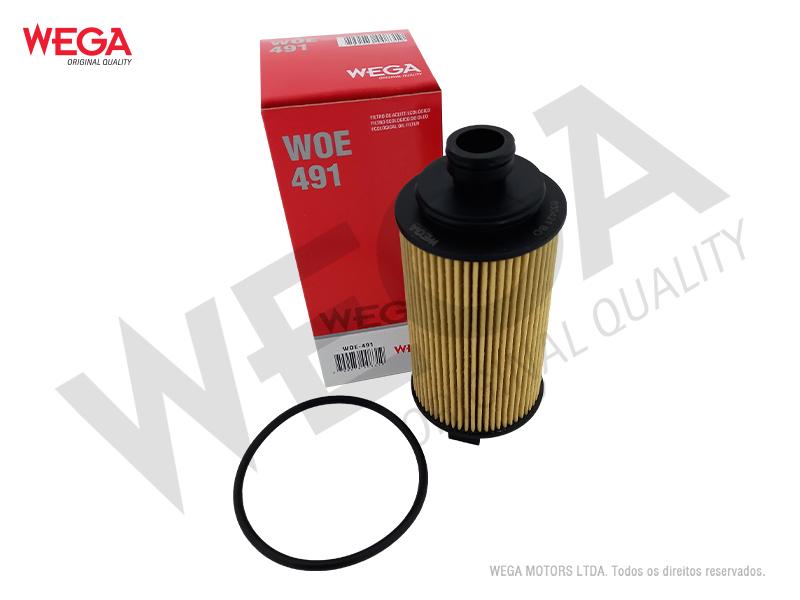 Filtro Oleo Chery Tiggo 8 Turbo 1.6 Tgdi 2020/ Wega Woe491