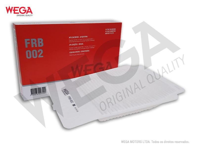 Filtro Ar Bateria Toyota Corolla 1.8 16V 2019/ Wega Frb002