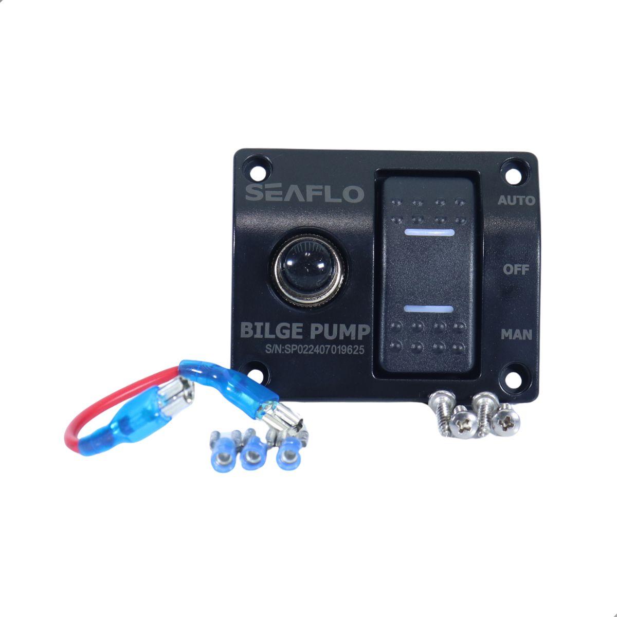 Painel De Controle Bomba De Porao Seaflo 60701