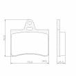 Pastilha De Freio Traseira Citroen C5 Break 2001/ Frasle Pd651