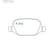 Pastilha Freio Tras Ceram Fiat 500 Linea 2008/ Willtec Fp748