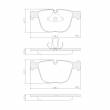 Pastilha De Freio Traseiro Bmw M3 M5 M6 X5 525I 540I 645I Fras-Le Pd1473
