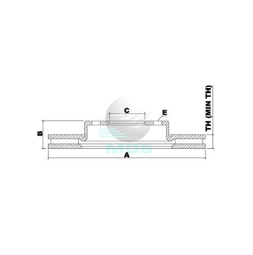 Disco De Freio Frontier Mds D200B