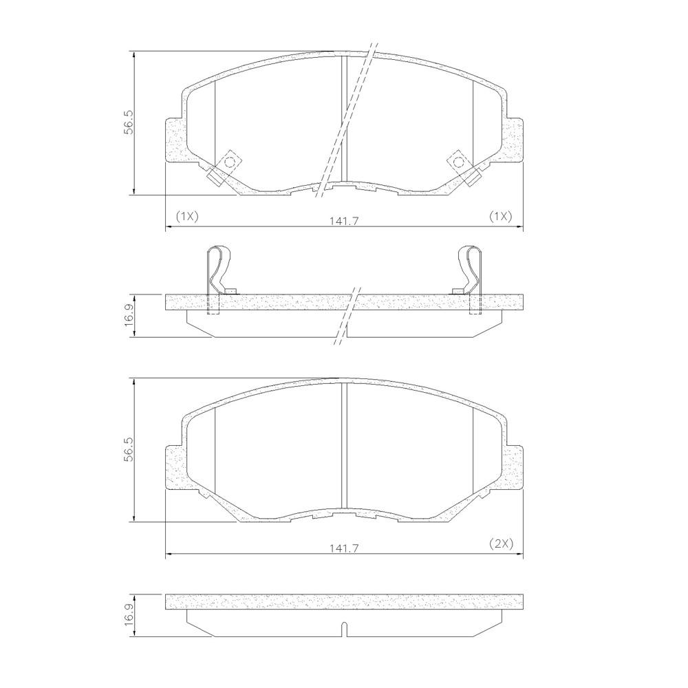 Pastilha De Freio Crv Accord 02/ Fras-Le Pd644