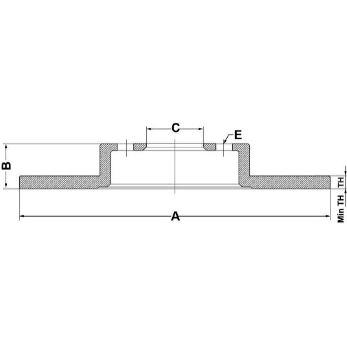 Disco Freio Traseiro Audi A4 2.0 3.2 2007/ Fremax Bd5316