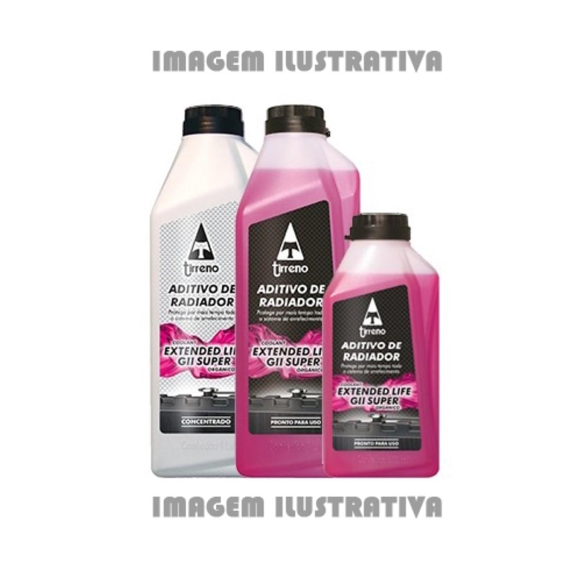 Aditivo Radiador Hibrido Extended Life Pronto Para Uso Rosa Tirreno Flu/Ds/896