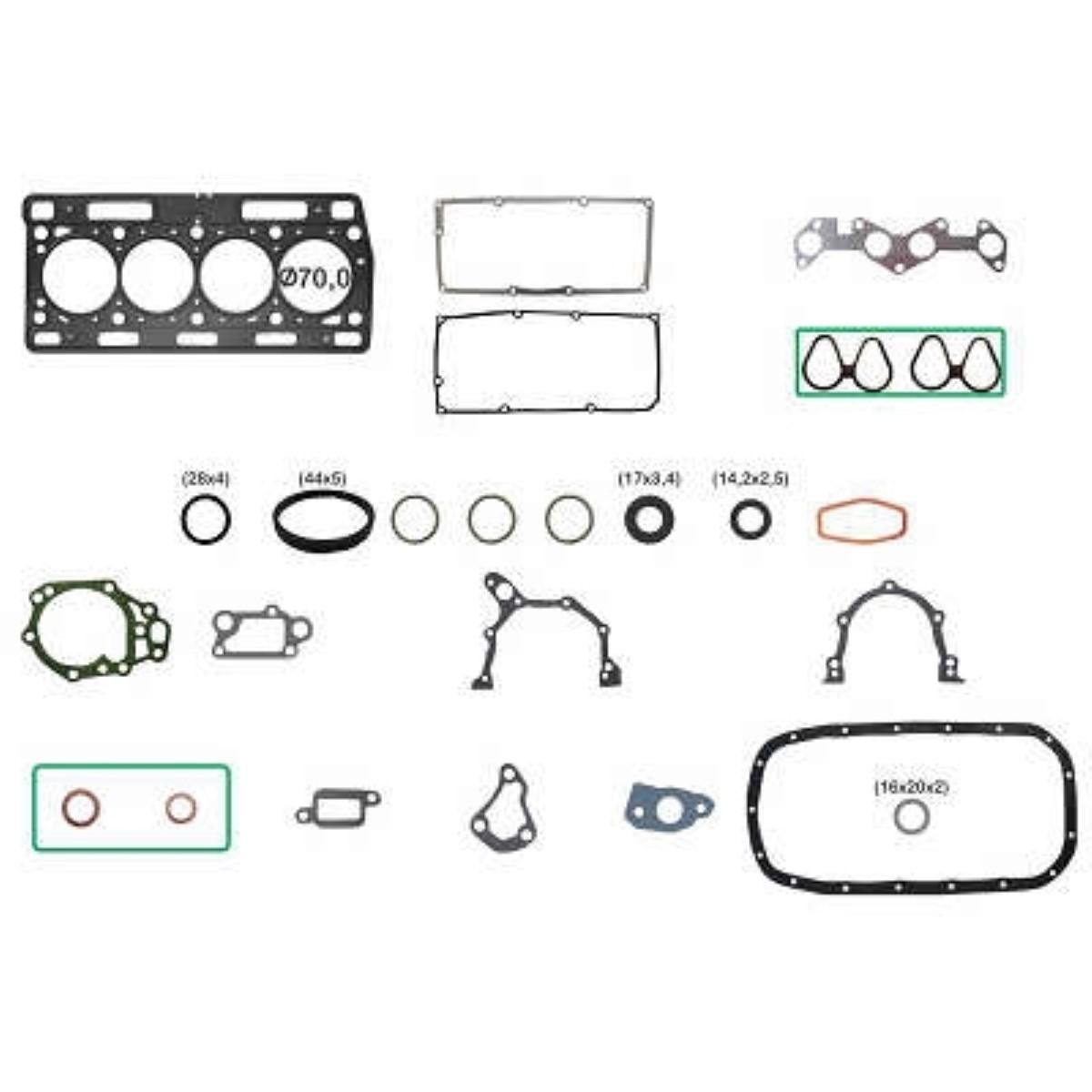 Junta Do Motor Clio Twingo 1.0 1.2 8V 1999 Bastos 151086Pk