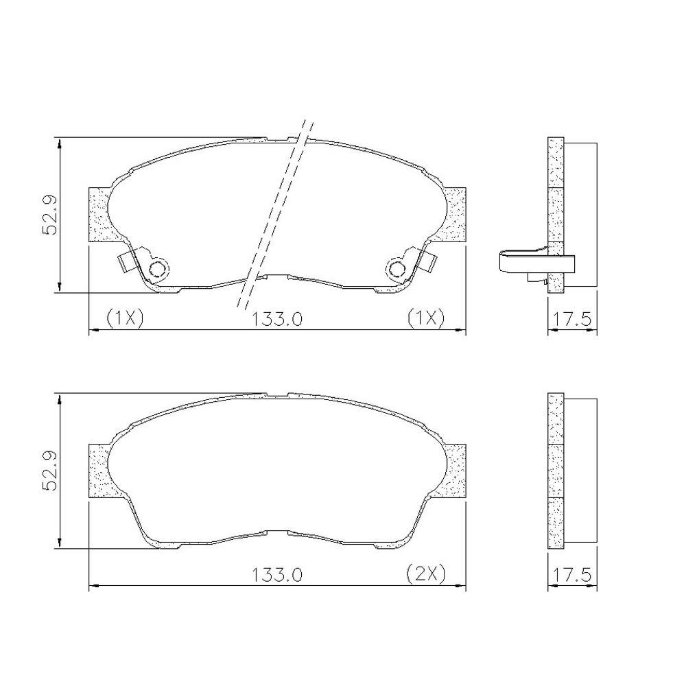 Pastilha De Freio Diant Corolla Camry 90/ Fras-Le Pd387