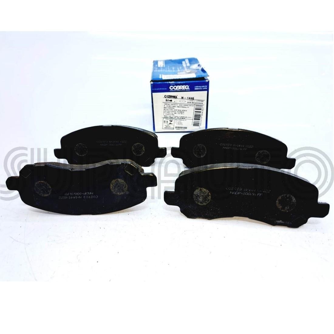 Pastilha De Freio Compaas 2011/ Outlander 2003/ Cobreq N1446