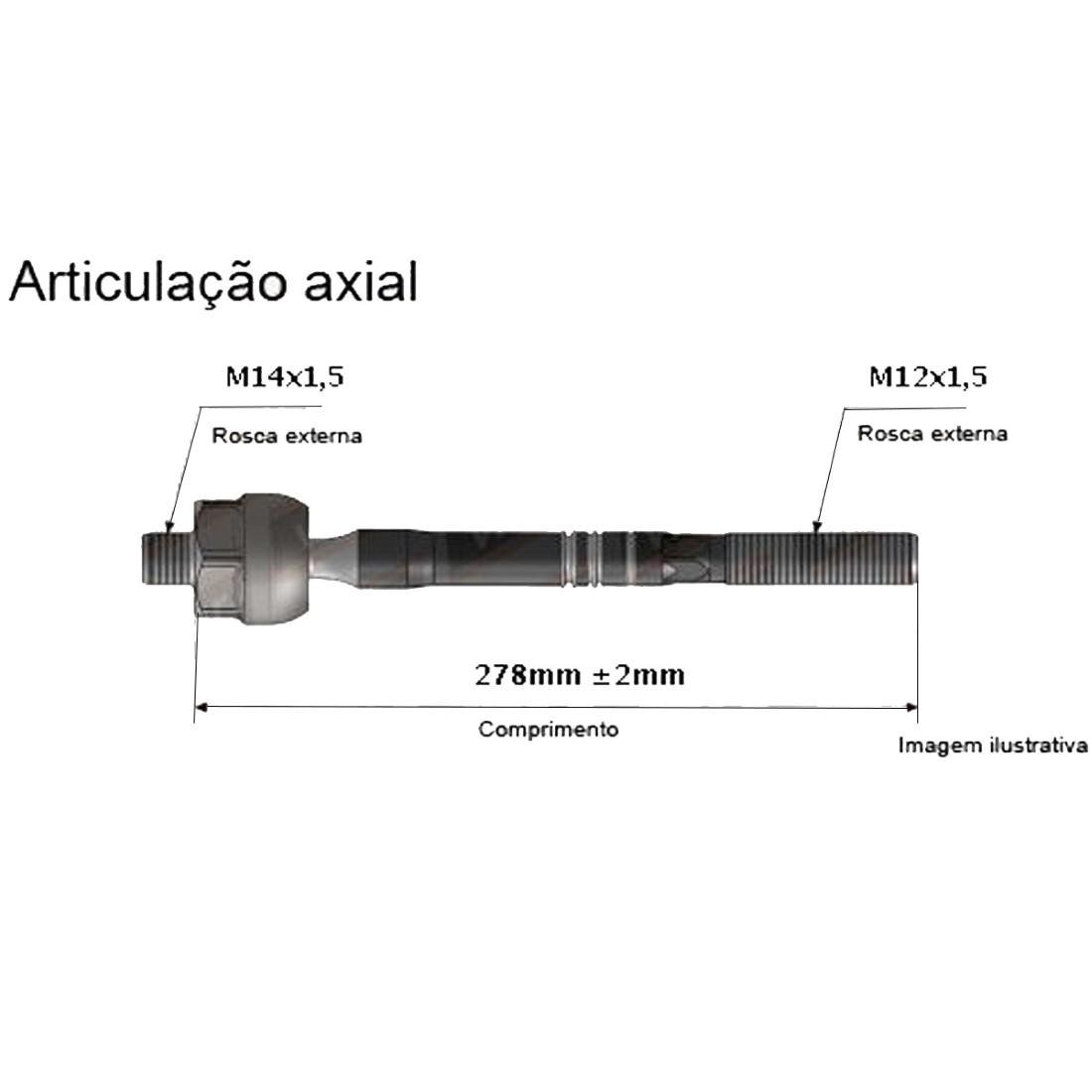 Axial Direcao Corsa 1994/1999 Viemar 680169