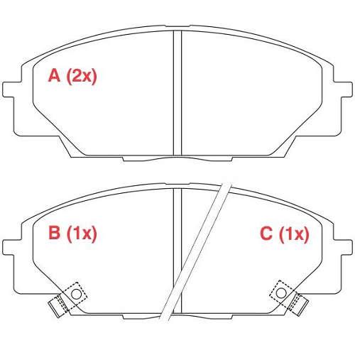 Pastilha De Freio Cerâmica Civic 2007/ Fp798 Willtec