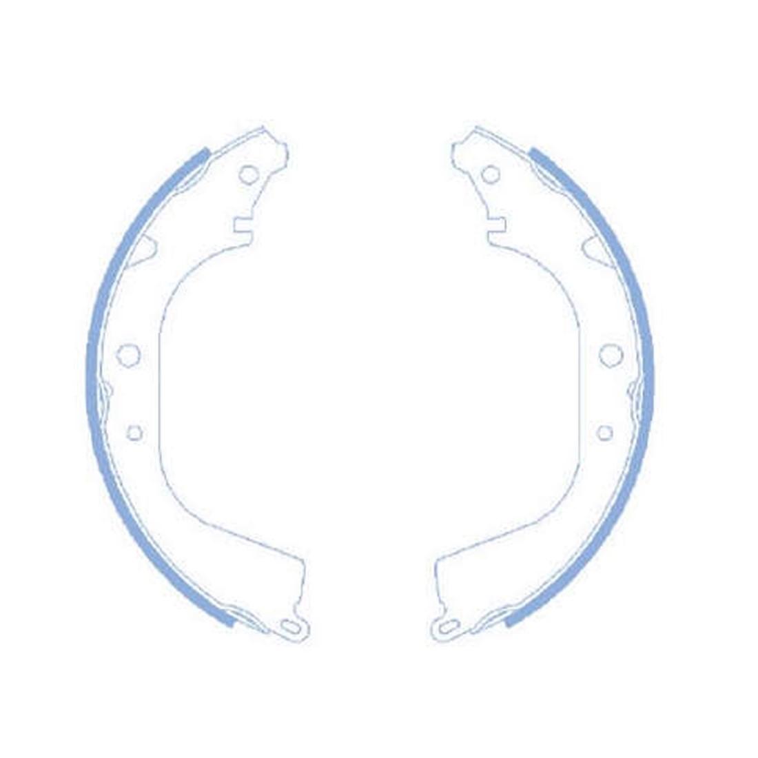 Sapata De Freio Frontier 2002/ Jurid Hq525