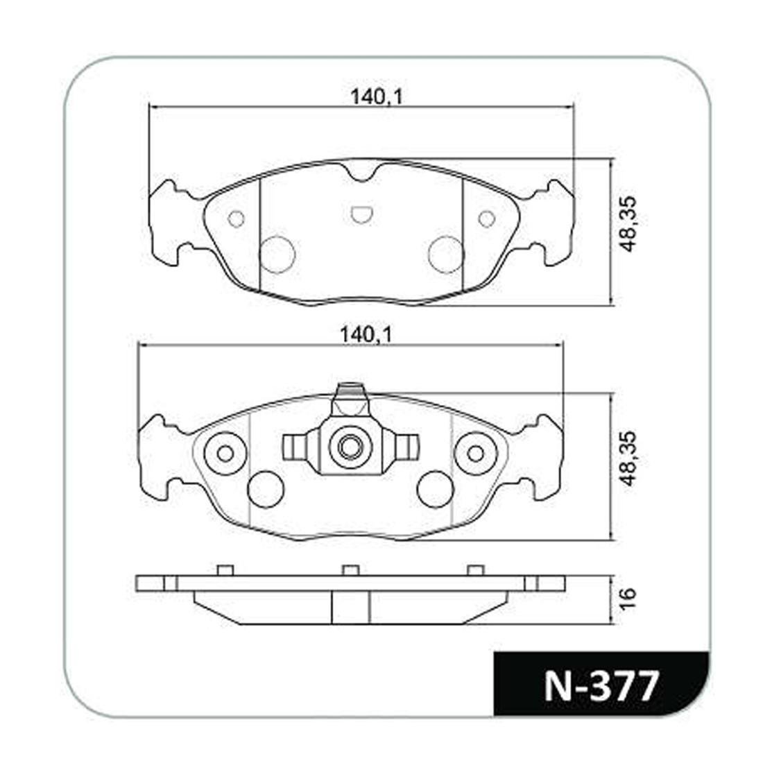 Pastilha Freio D Gm Agile Celta Classic Prisma Cobreq N377