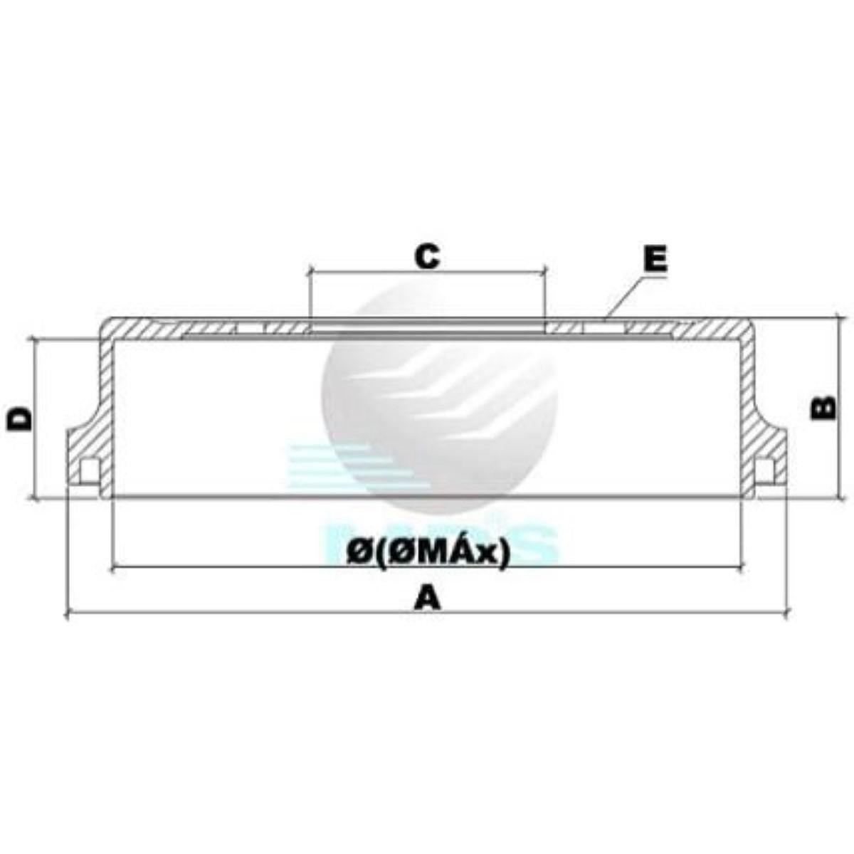 Tambor De Freio F1000 Mds T21