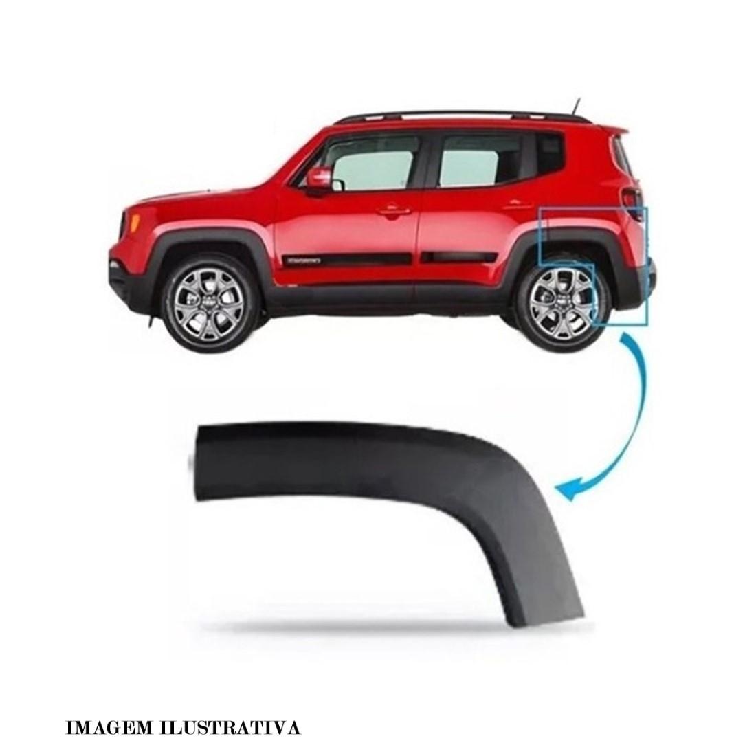 Acabamento Paralama Dianteiro Esquerdo Renegade Jeep 7092471