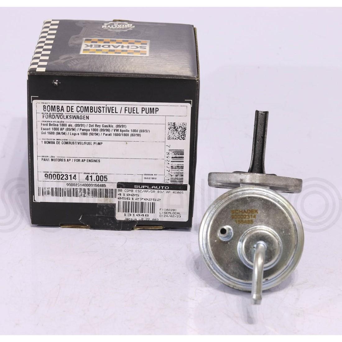 Bomba Combustivel Escort 1989/90 Gol 1984/94 Schadek 41005