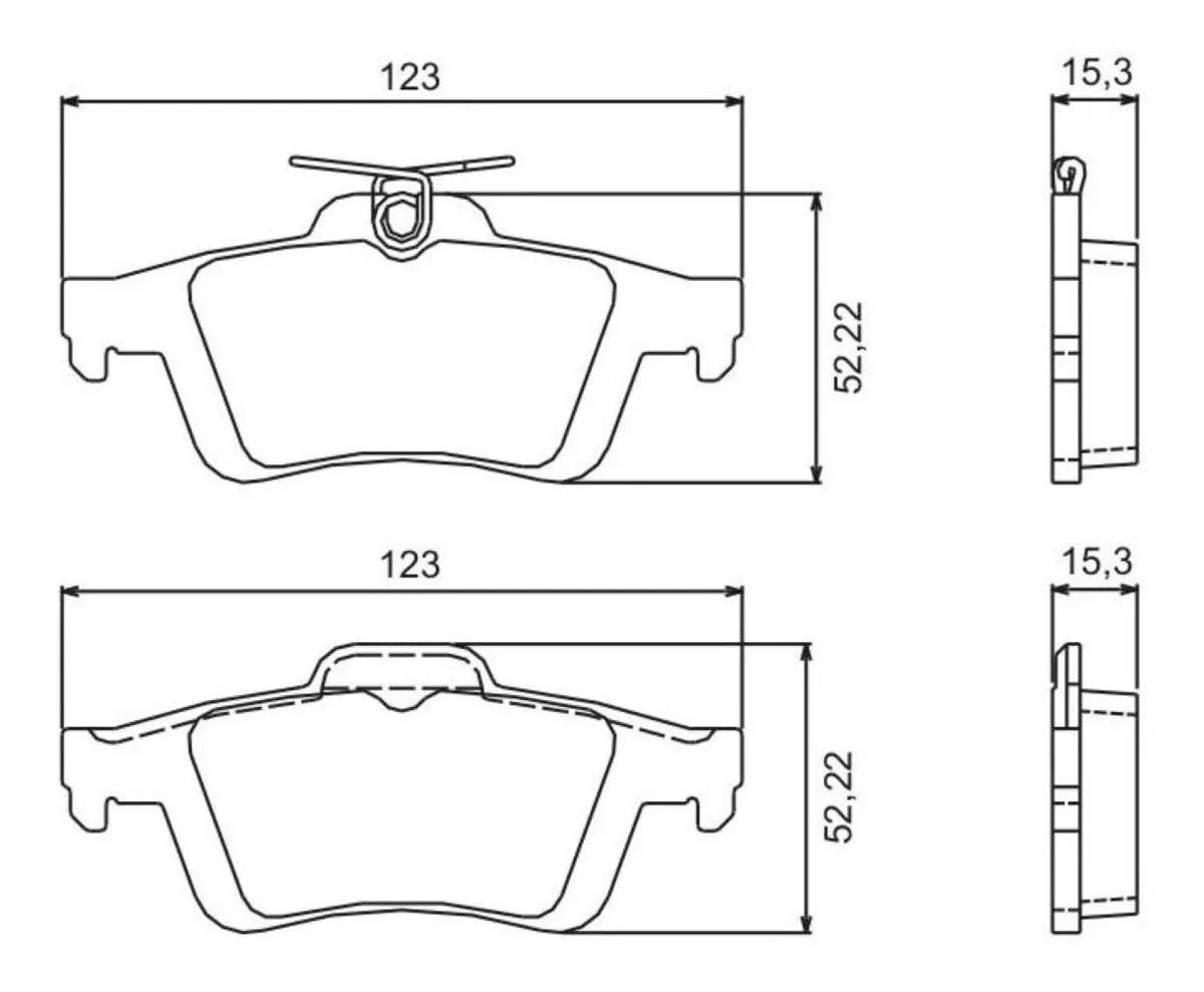 Pastilha De Freio Diant Focus C5 Berlina Volvo Jurid Hq2263