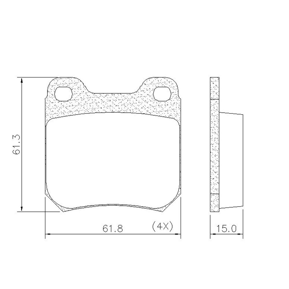 Pastilha De Freio Dianteira Astra Meriva Vectra Fras-Le Pd38