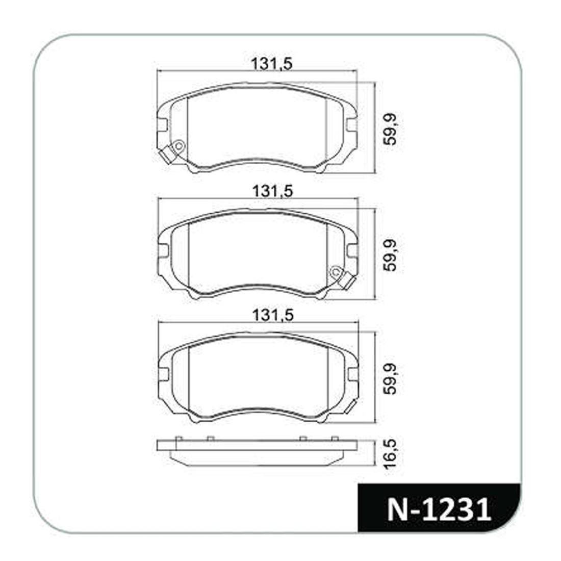Pastilha Freio D Coupe Sonata Tucson Sportage Cadenza Cobreq N1231