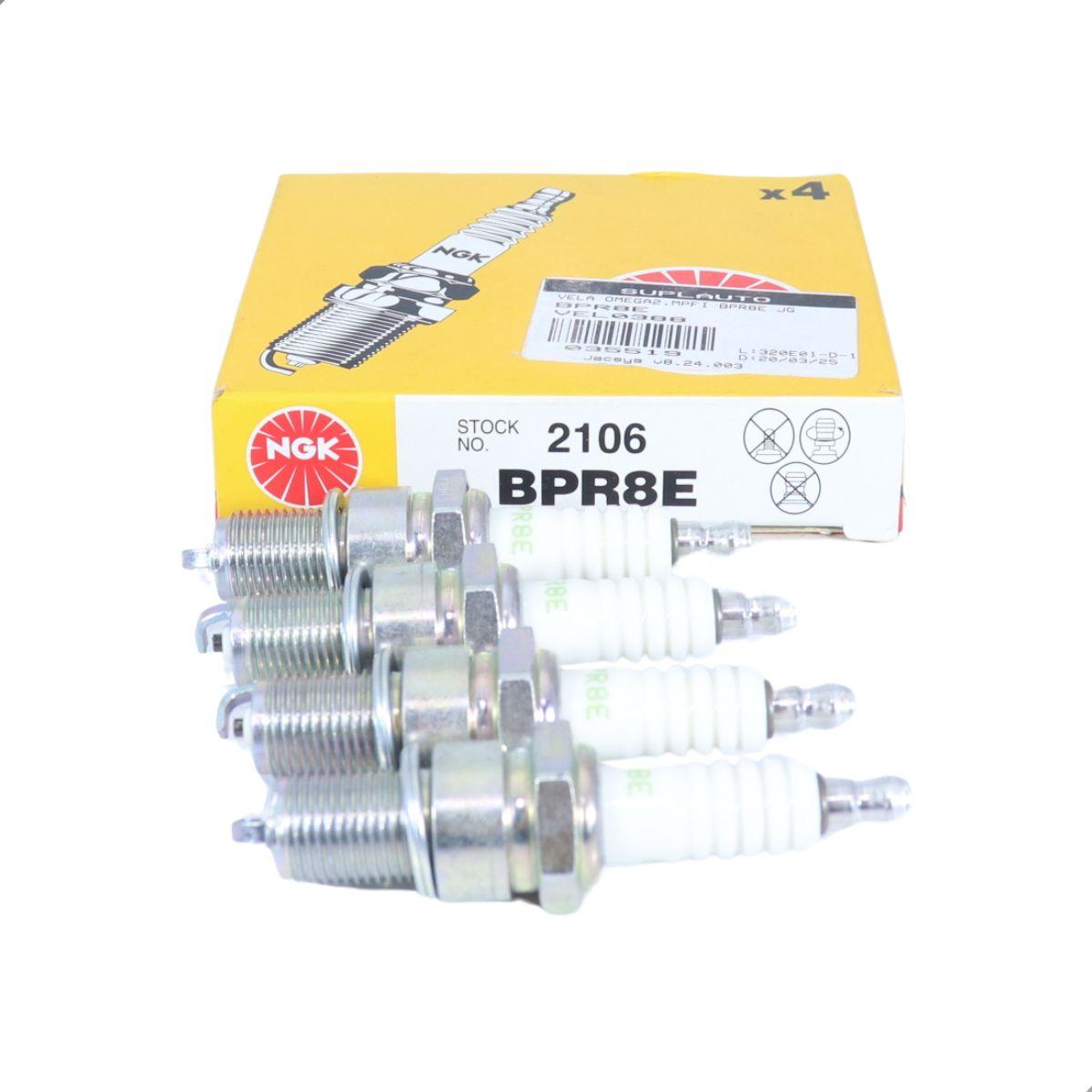 Vela Ignicao Ngk Bpr8E Omega /Suprema Spyder 85/87 Ngk Bpr8E