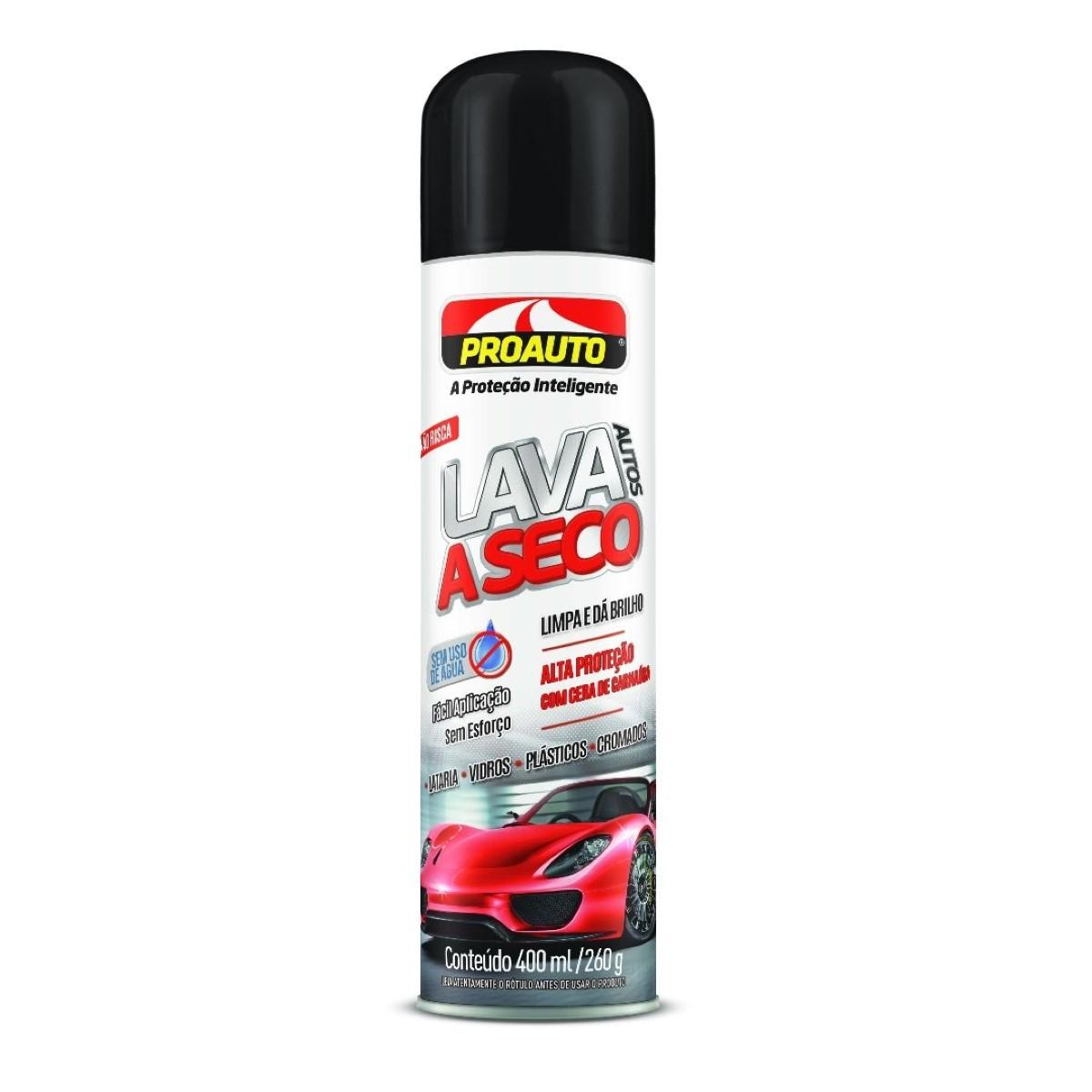 Proauto Lava Autos A Seco 400Ml Lava Auto A Seco 400Ml