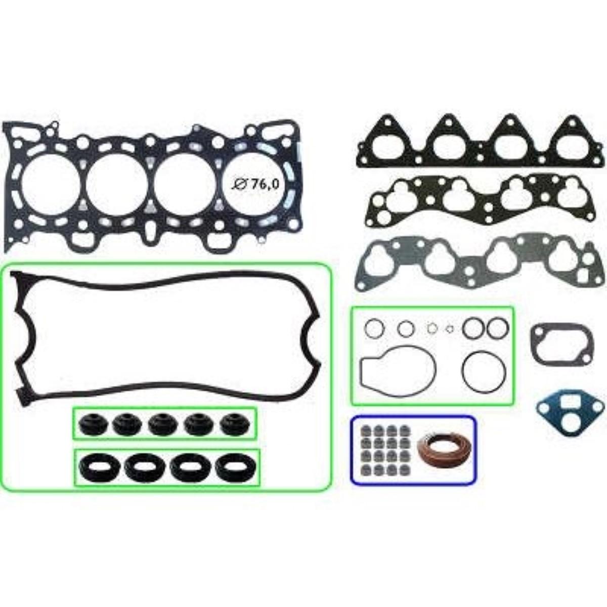 Junta Retifica Civic 1.5 16V 1991 A 1995 1.6 Bastos 151262Ml