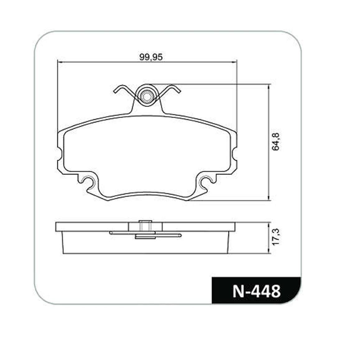 Pastilha Freio D Renault Clio Logan Megane Sandero Symbol Cobreq N448