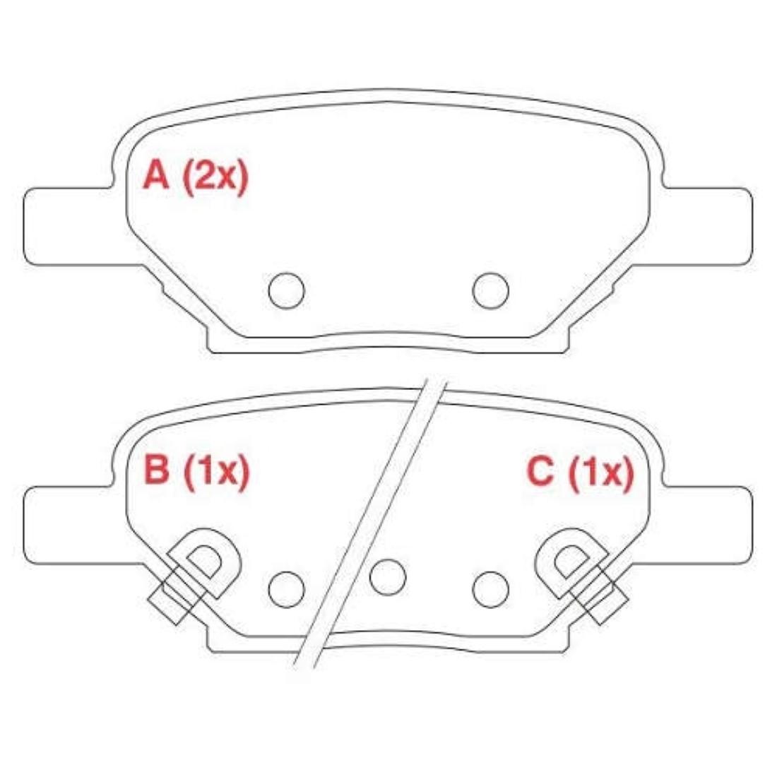 Pastilha Freio Traseira Ceramica Malibu 2010/ Willtec Fp871