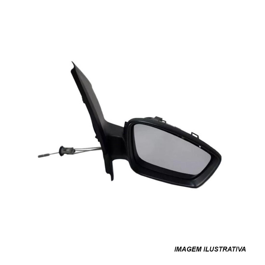 Retrovisor Direito C/Controle Fox 2010 15 Vw 5Z1857508D9B9