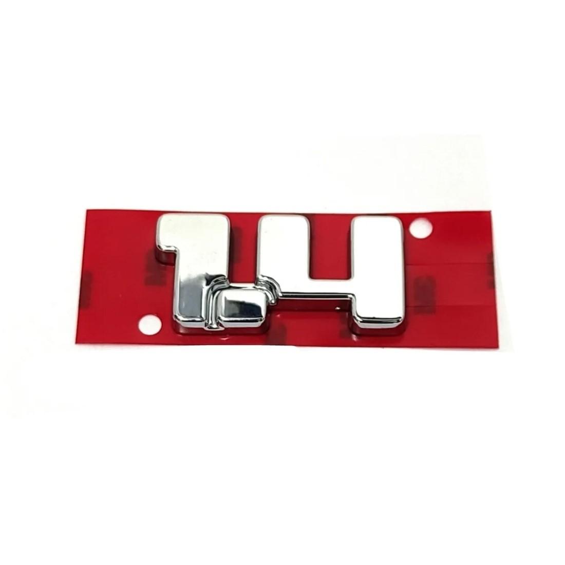 Emblema Cromado Sigla 1.4 Uno 2011/ Original Fiat 100192453