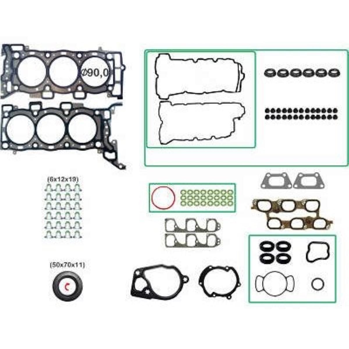 Junta Do Motor Captiva Malibu V6 3.0 24V Bastos 1210160Mlr