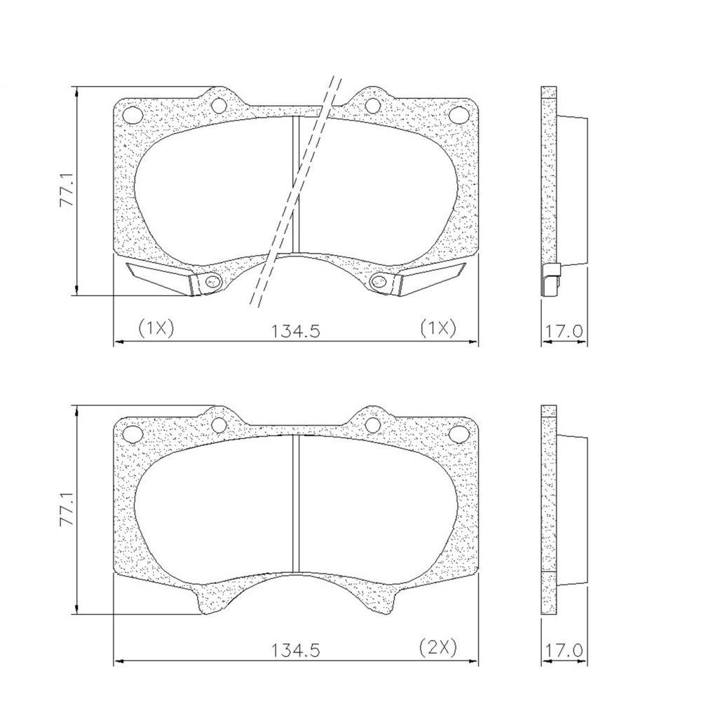 Pastilha De Freio Pajero Full Fras-Le Pd528