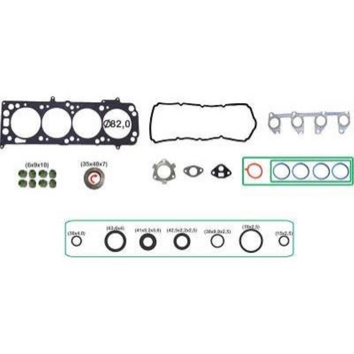 Junta Retifica Cobalt Meriva Montana Spin 16/ 1.8 8V Flex Bastos 1212118Pkr