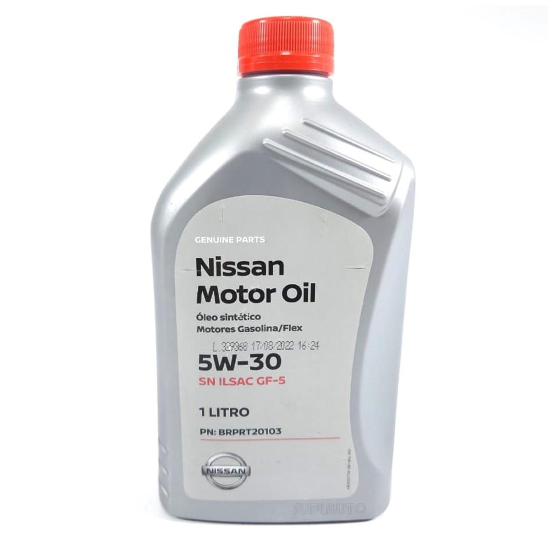 Oleo 5W30 Sintetico Sn Gf5 Original Nissan Brprt20103