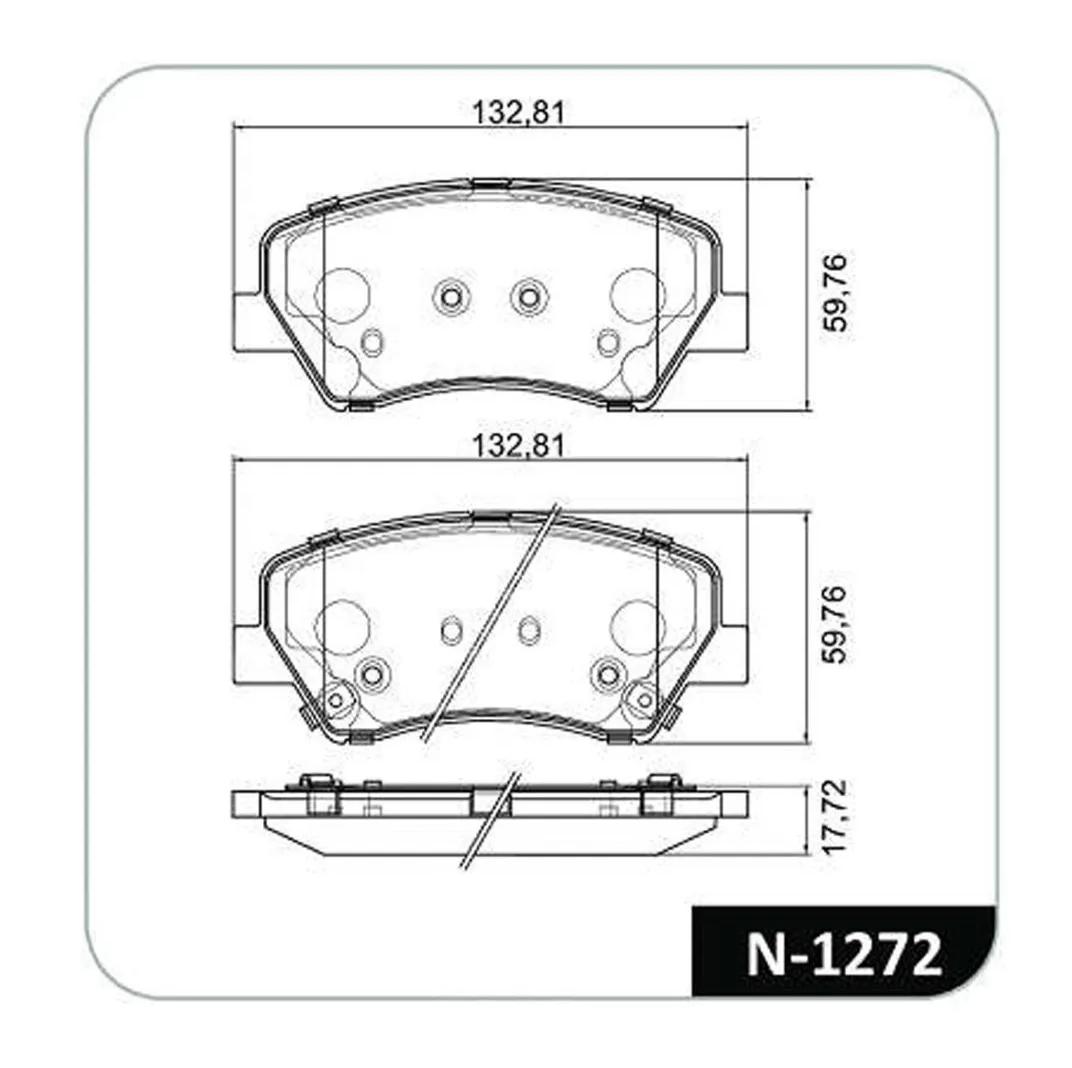Pastilha Freio D Elantra Hb20 I30 Santa Fe Veloster Cerato Cobreq N1272
