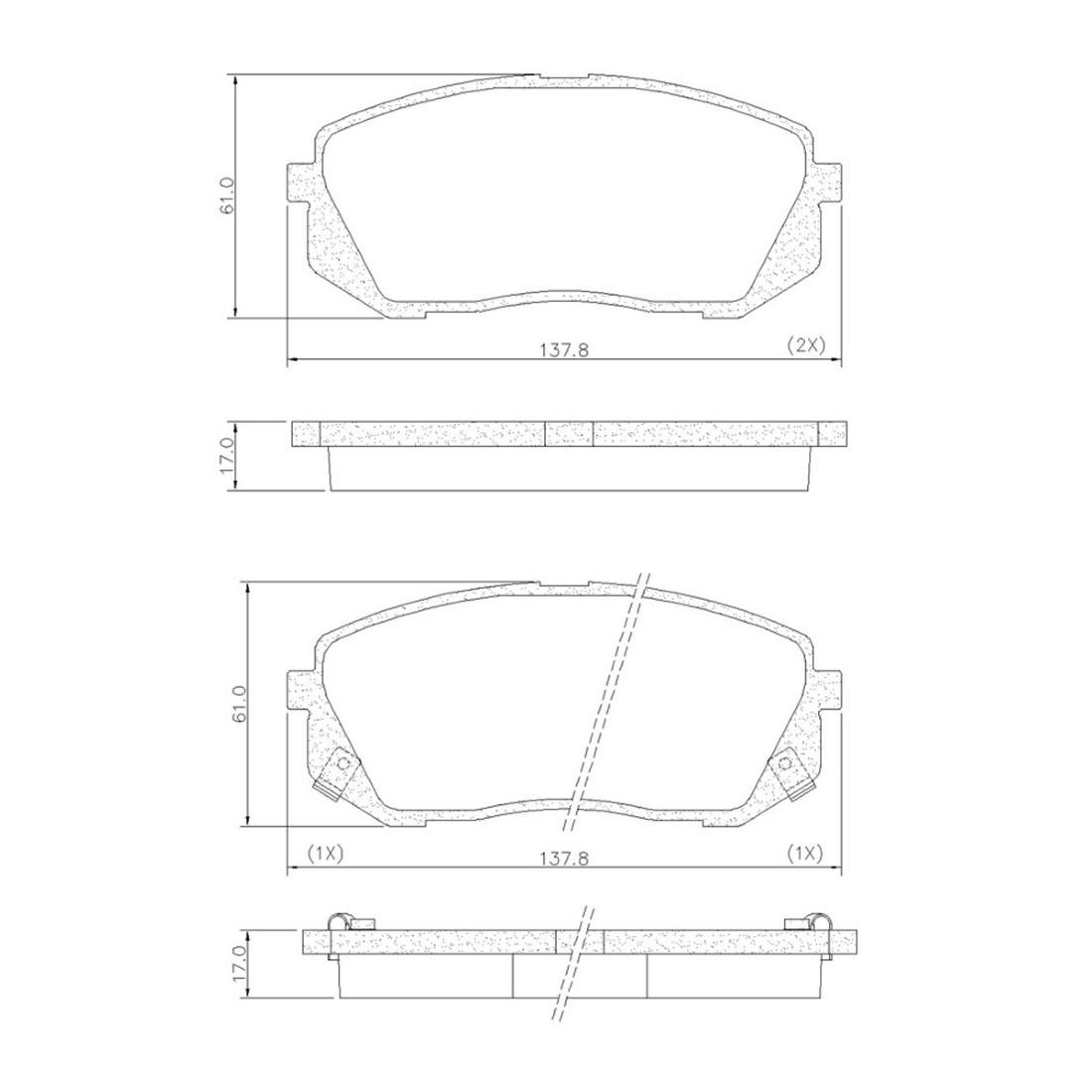 Pastilha Freio D Ix35 Kia Sportage 10/ Fras-Le Pd1296-Cmaxx