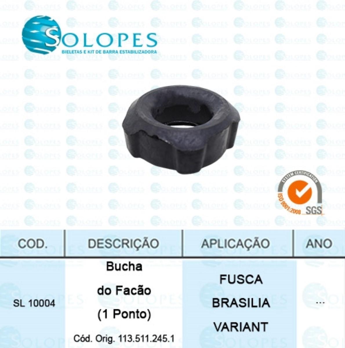 Bucha Do Facao 1 Ponto Fusca Brasilia Variant Solopes Sl10004