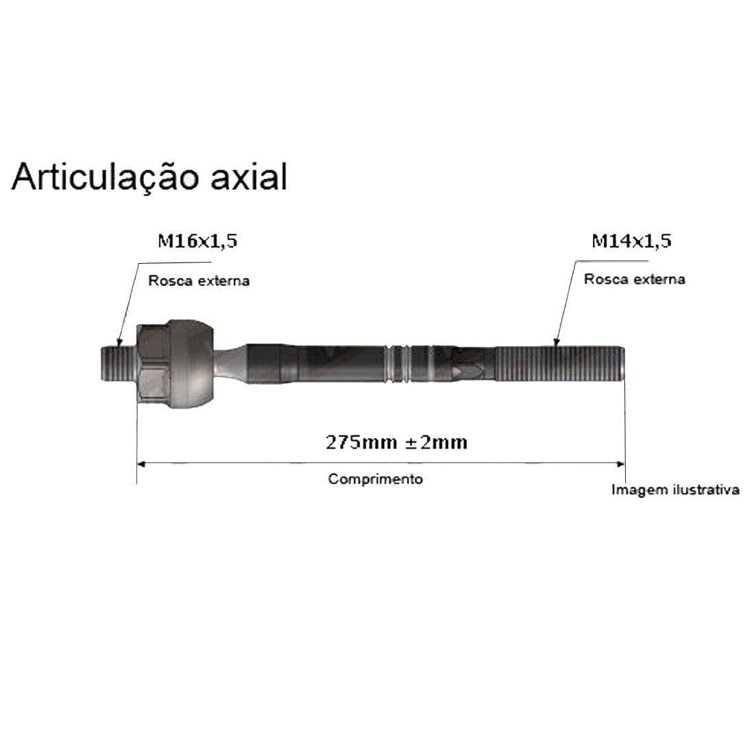 Axial Direcao Agile 2009 2014 Montana 2011/ Viemar 680365
