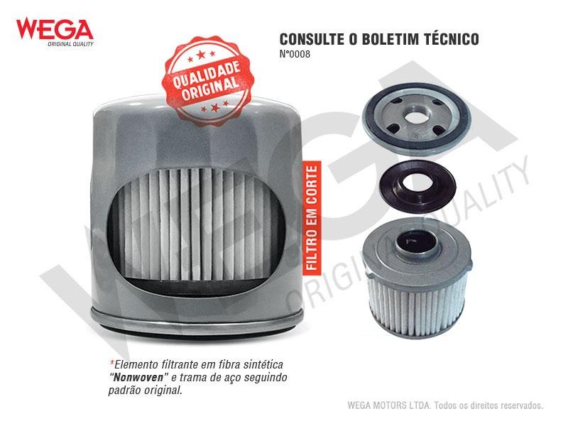 Filtro De Óleo Audi A3 Q3 Vw Fox Gol Saveiro Up Wega Wo346