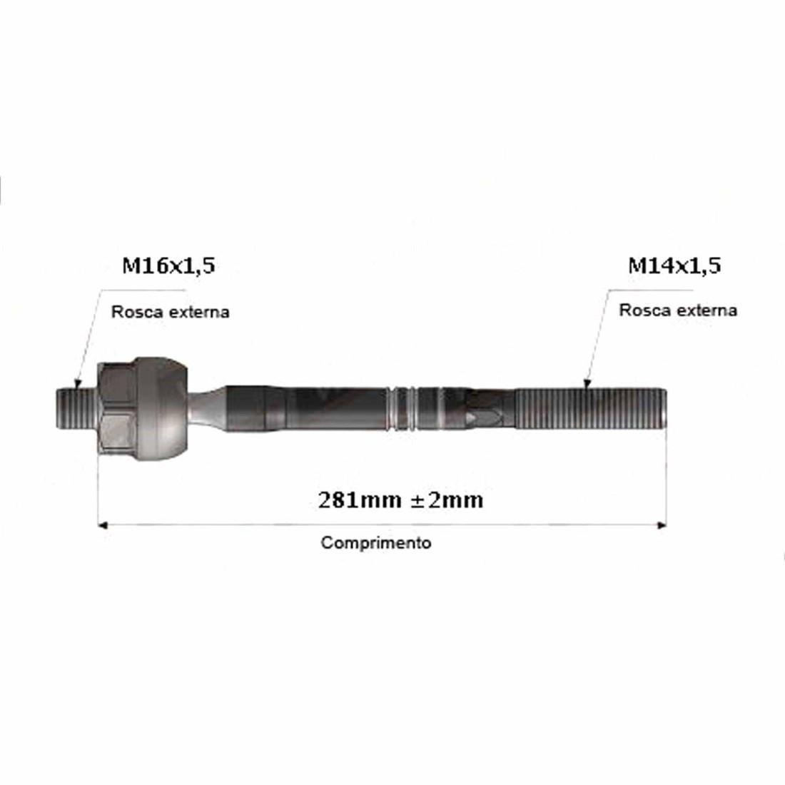 Axial Direcao Chery Cielo 2008 A 2014 Viemar 680394