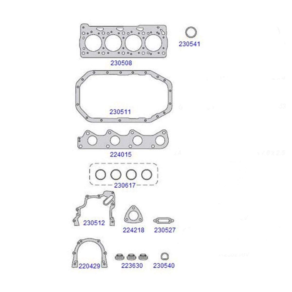 Junta Do Motor Gol Power 1.0 8V 2002/ Taranto 231200Mls