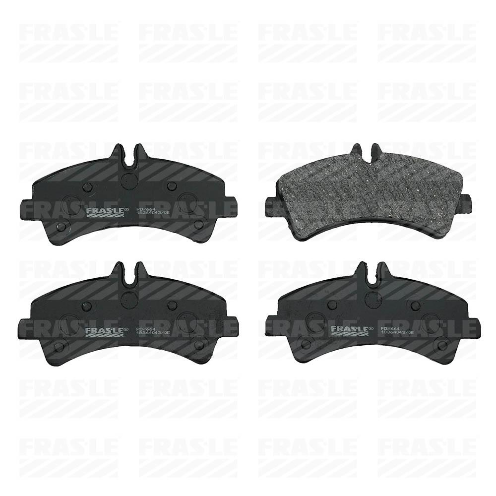 Pastilha De Freio Traseira Sprinter 2012/ Crafter 2008/ Frasle Pd664