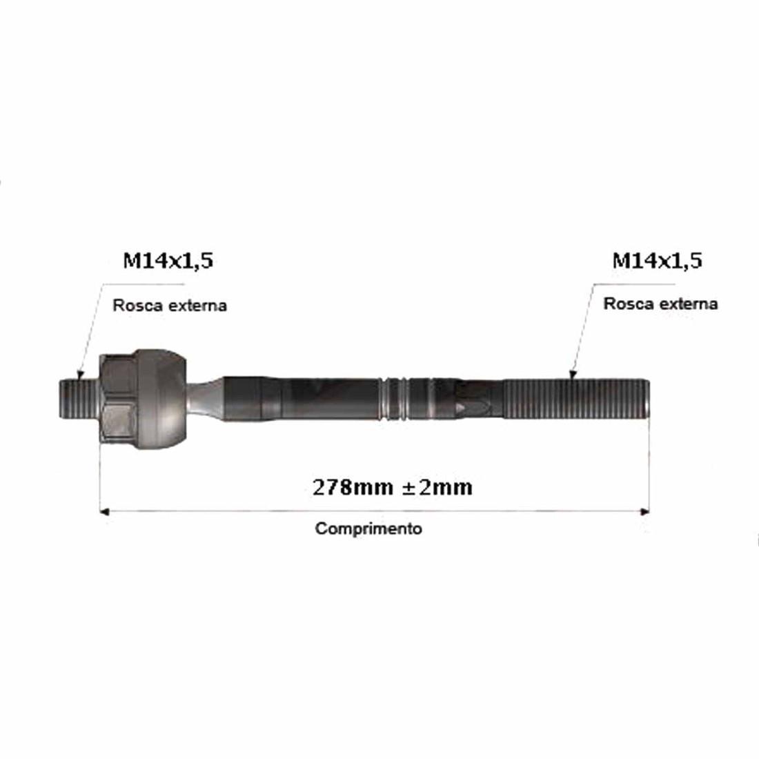Axial Direcao C4 Lounge Ds4 Peug 3008 308 408 Viemar 680470
