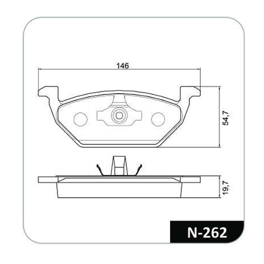 Pastilha Freio D Crossfox Fox Golf Jetta Polo Up Vento Virtus A1 A3 Cobreq N262