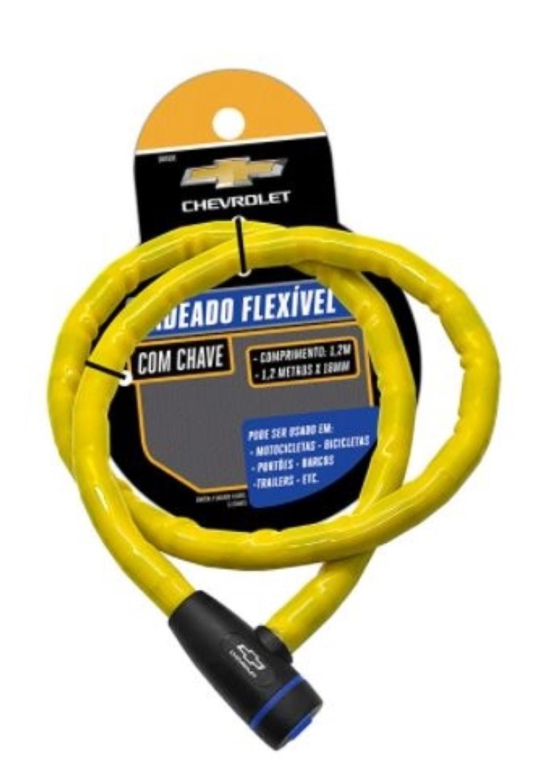 Cadeado Flexivel Gm 18Mmx1,2M Com 2 Chaves Western Gm9608