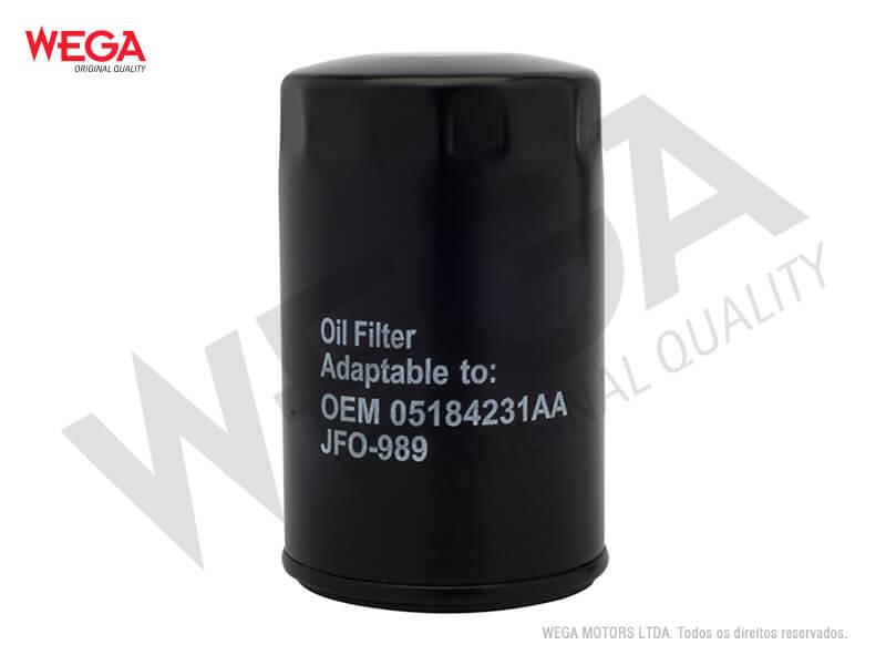 Filtro De Oleo Jeep Cherokee 3.7 2009/2012 Wega Jfo0989