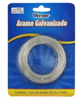 Arame Multiuso 25M X 1Mm Galvanizado Western 1224