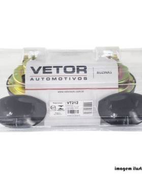 Buzina Caracol Dupla 12V 1 Terminal Vetor Vt212